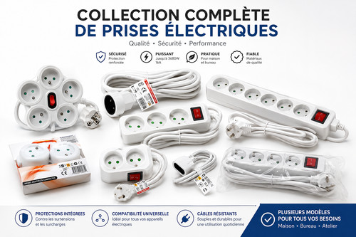 Multiprises rallonges - multiprises,