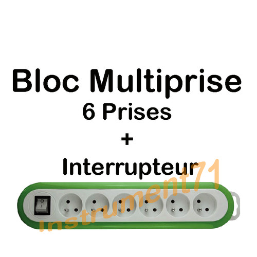 Bloc multiprise prises avec - bloc,